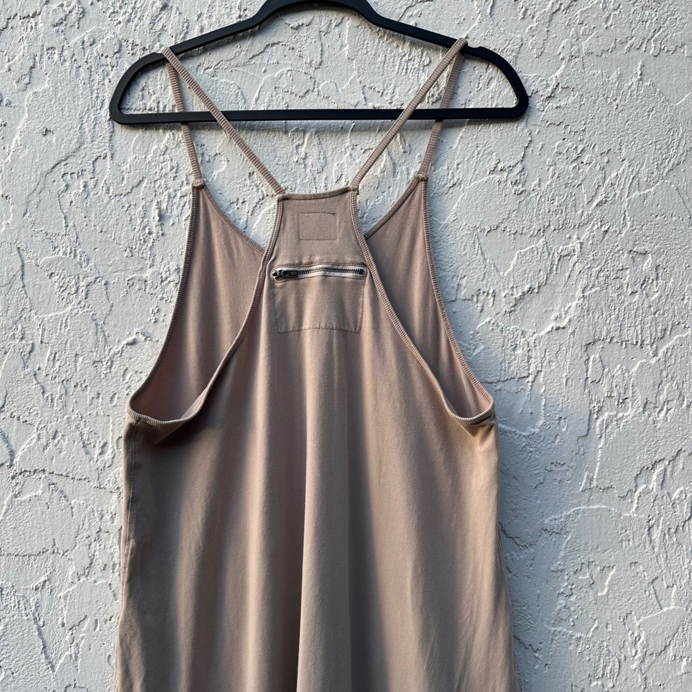 FP Movement Hot Shot Jumpsuit Romper XS Pocket Yoga Lounge Relaxed Boho Neutral - Picture 6 of 8